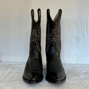 Silver Spur Ladies Black Leather Western Cowboy/girl Boots